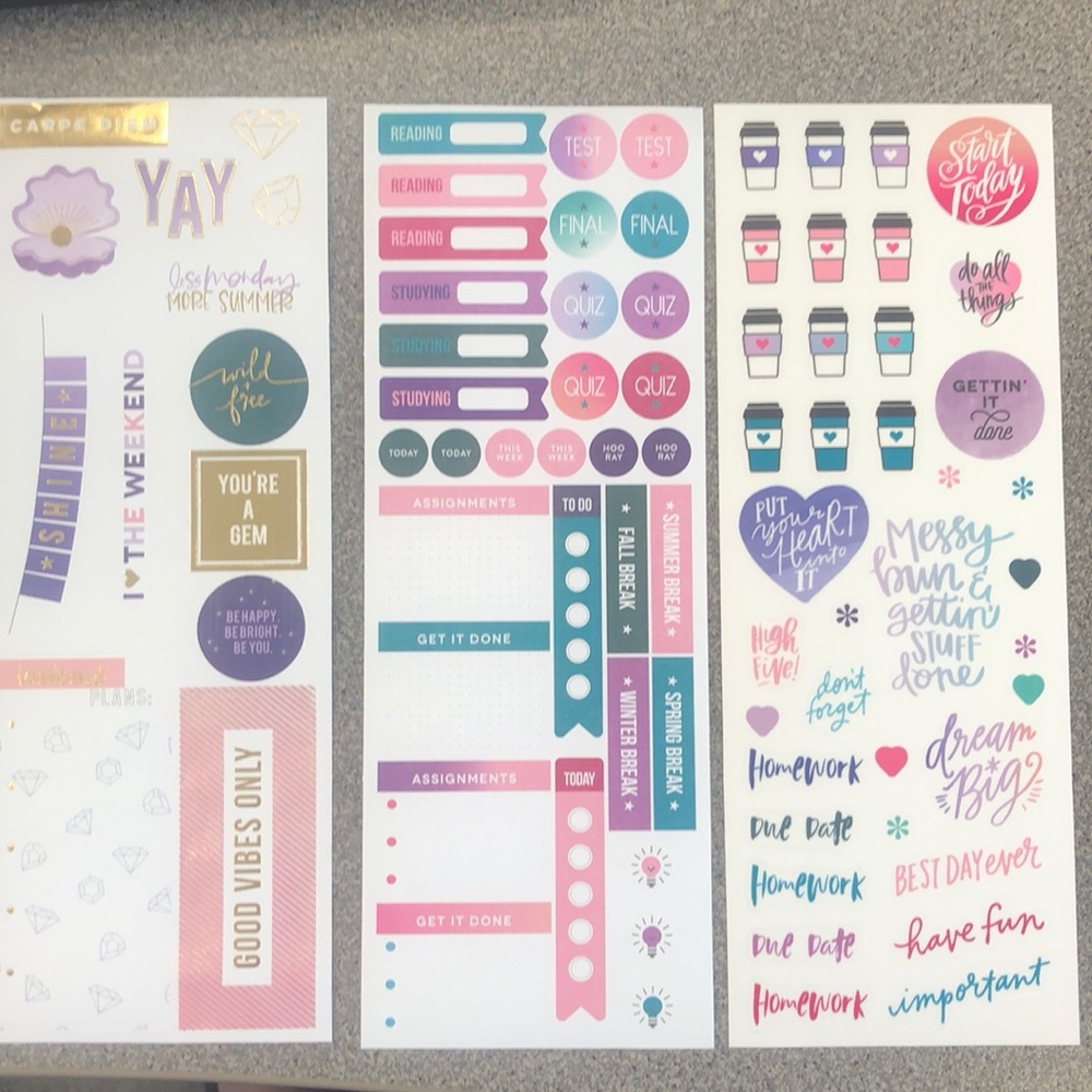 The happy planner back to school plus stickers - Picture 3 of 3